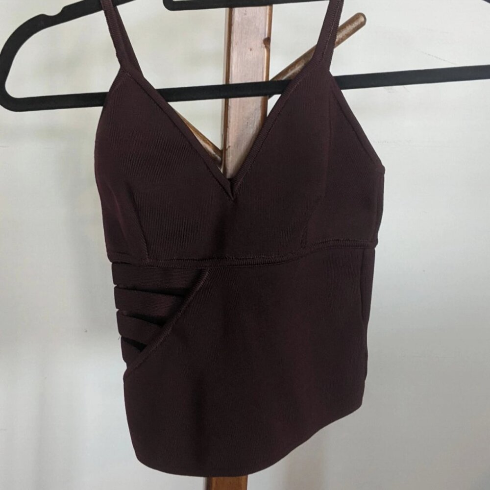 Rosachá spaghetti-strap cropped tank